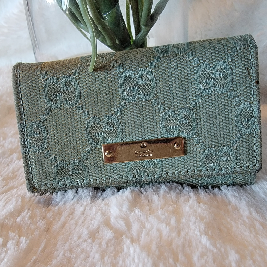 Mint Green Gucci Keyring Holder